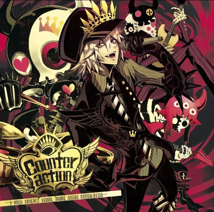 Portada del álbum Counteraction -V-ROCK COVERED VISUAL ANIME SONGS COMPILATION-